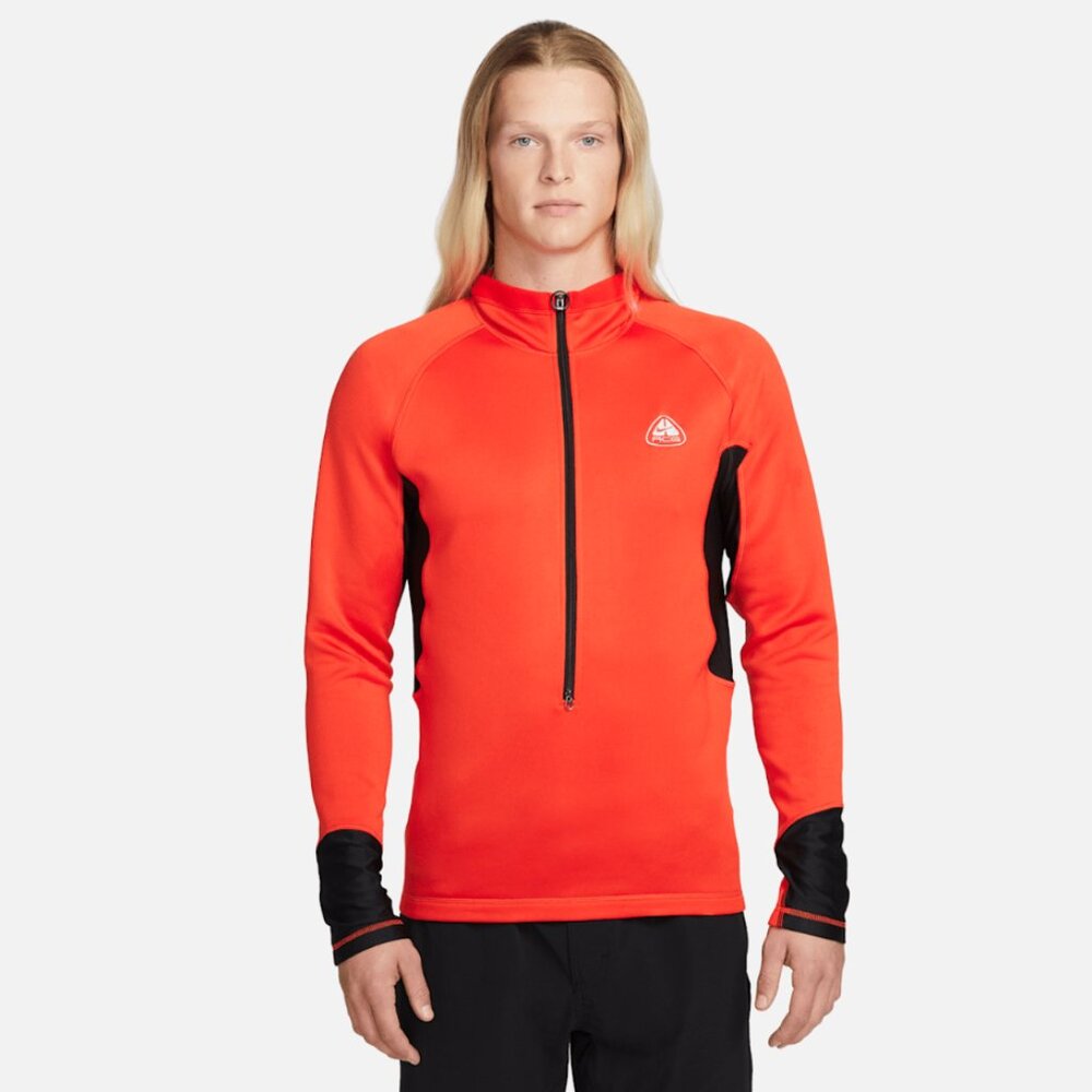 Nike ACG Oregon Series Reissue Polartec Fleece Orange Outdoor Long-Sleeve Jacket